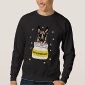 Antidepressant German Shepherd Dog Puppy Owner Sweatshirt (Vorderseite)