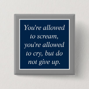 Antidepression Selbstmordprävention Motivierend Button