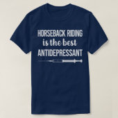 Antidepressiv Reiten T-Shirt (Design vorne)
