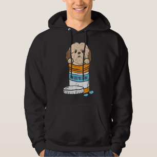 Antidepressiv Shih Tzu Süße Tier Haustier Besitzer Hoodie