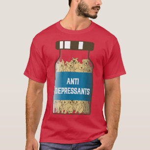 Antidepressiva, Love Pitbull Smile, Dog Is Love T T-Shirt