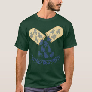 Antidepressiva, Pitbull Dog Lovers, Funny Dog Own T-Shirt