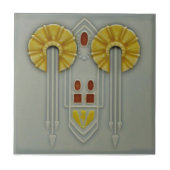 Antideutscher Jugendstil - Grau-Repro-Imitate - Hi Fliese (Vorderseite)