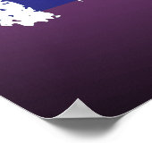 Antidiskriminierung Rassismus und Hass stoppen das Poster (Ecke)