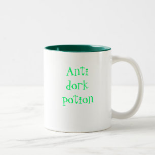 Antidork-Zaubertrank-Kaffeetasse Zweifarbige Tasse