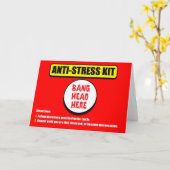 Antidruck-Ausrüstungs-Gruß-Karte Karte (Gelbe Blume)