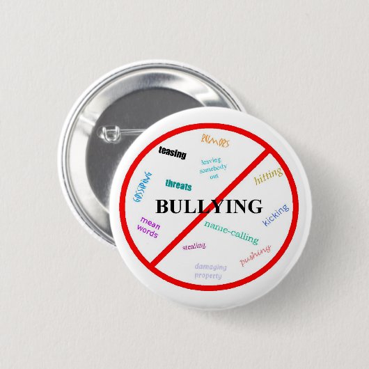 Antieinschüchterung Button (Vorne & Hinten)