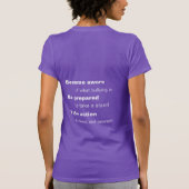 Antieinschüchterung T-Shirt (Rückseite)