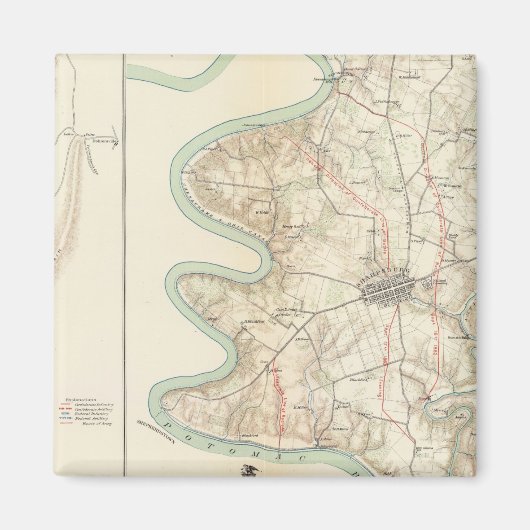 Antietam, Harper's Ferry, Sharpsburg Magnet (Vorne)