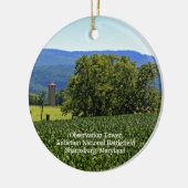 Antietam Observation Tower Runde Ornament (Links)