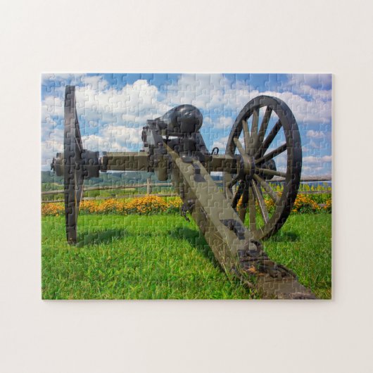 Antietam Saratoga Old Cannon. Puzzle (Horizontal)