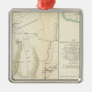 Antietam, Suffolk, Gettysburg Ornament Aus Metall