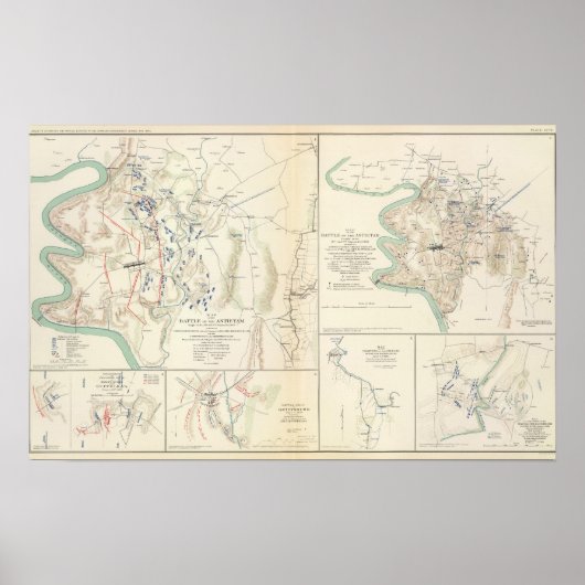 Antietam, Suffolk, Gettysburg Poster (Vorne)