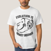 ANTIEVOLUTION Christliche T - Shirt, MONKEY-GESCHÄ T-Shirt (Vorderseite)