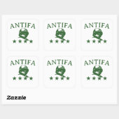 ANTIFA Allgemein Quadratischer Aufkleber (Blatt)