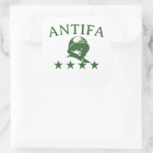 ANTIFA Allgemein Quadratischer Aufkleber (Tasche)