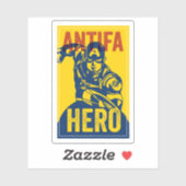ANTIFA-HELDEN-SERIE: Captain American Aufkleber (Blatt)