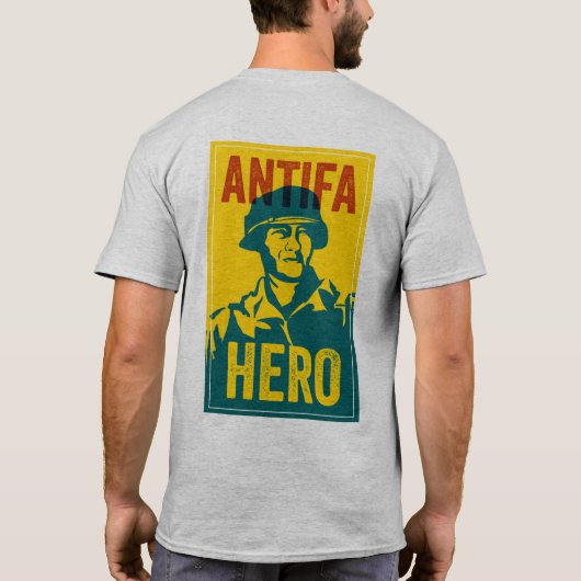 ANTIFA HEROES SERIES: Saving Private Ryan T-Shirt (Rückseite)