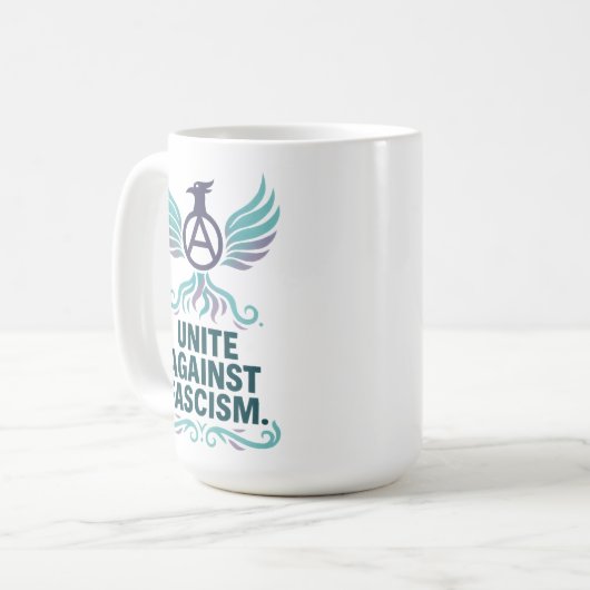 AntiFa Kaffeetasse (Vorderseite Links)