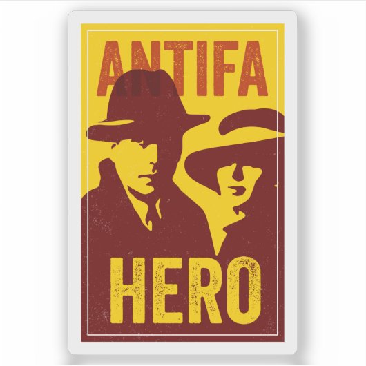 ANTIFA POSTER HEROES SERIES: Casablanca Aufkleber (Vorderseite)