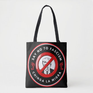 Antifaschismus-Denim-Jacke Tasche