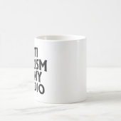 Antifaschismus ist mein Cardio Kaffeetasse (Mittel)