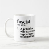Antifaschismus Kaffeetasse (Links)
