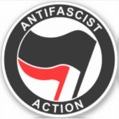 Antifaschist Aufkleber (Vorderseite)
