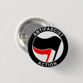 Antifaschist Button (Vorne & Hinten)