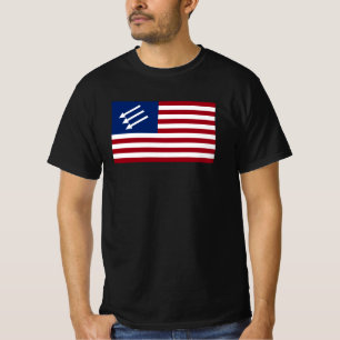 Antifaschistische amerikanische Flagge T-Shirt