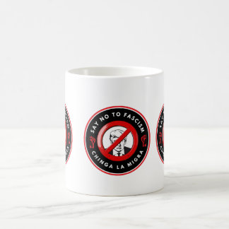 Antifaschistische Jeansjacke Kaffeetasse