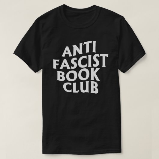 Antifaschistischer Buchclub T-Shirt (Design vorne)