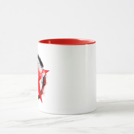 Antifaschistischer Star Tasse (Zentrum)