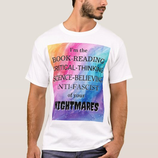 Antifaschistisches T-Shirt (Vorderseite)