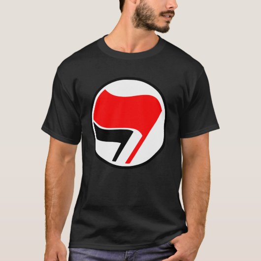 ANTIFASZISTISCHE FLAGE T-Shirt (Vorderseite)
