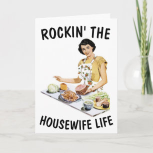 ANTIFEMINISTISCHE FUNNY RETRO FRIENDSHIP GREETING  KARTE