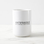 Antifragil - Besser mit Chaos Kaffeetasse (Mittel)