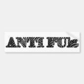 ANTIFUR/Animal Schutz Autoaufkleber (Vorne)