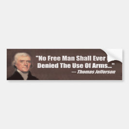 Antigewehr-Kontrolle - Gewehr-Rechte Autoaufkleber