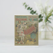 ANTIGO CARTAZ DE CIRCO POSTKARTE (Stehend Vorderseite)