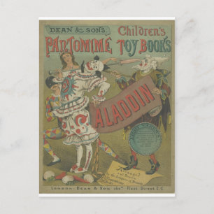 ANTIGO CARTAZ DE CIRCO POSTKARTE