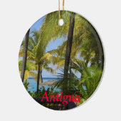 Antigua-Ansicht-Verzierung Keramik Ornament (Links)
