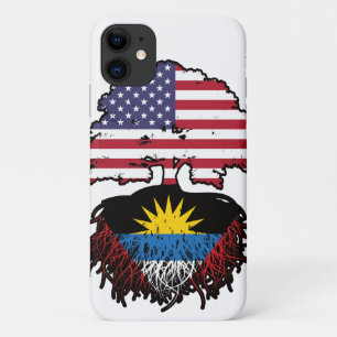 Antigua Antiguan American USA Tree Roots Flag Case-Mate iPhone Hülle