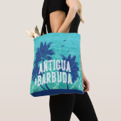 Antigua & Barbuda Caribbean Palm Tree Tasche (Von Nahem)