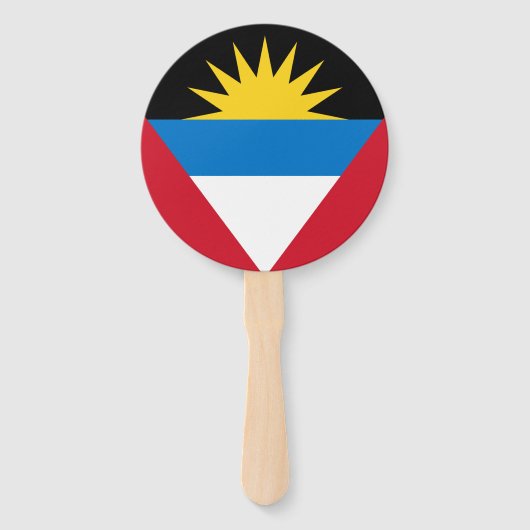 Antigua & Barbuda Fans-Set Fächer (Rückseite)