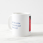 ANTIGUA BARBUDA FLAG-Schrift Maßgeschneidert White Kaffeetasse (Vorderseite Links)