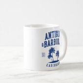Antigua & Barbuda Karibische Palme Kaffeetasse (VorderseiteRechts)