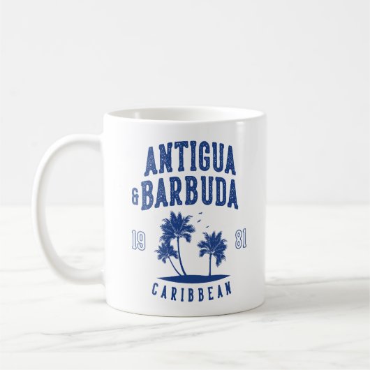 Antigua & Barbuda Karibische Palme Kaffeetasse (Links)