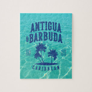 Antigua & Barbuda Karibische Palme Puzzle