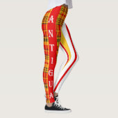 Antigua & Barbuda Klassisch farbenfroh Leggings (Rechts)